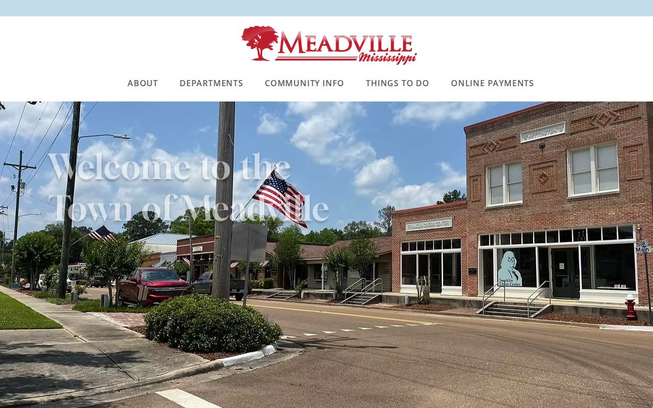 Official Meadville town hall contact page